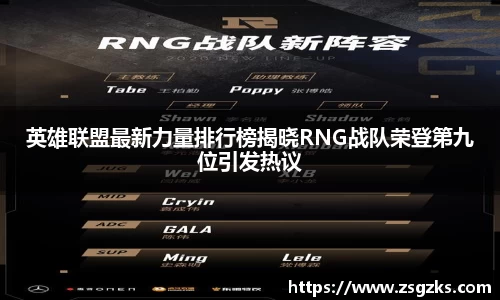 英雄联盟最新力量排行榜揭晓RNG战队荣登第九位引发热议